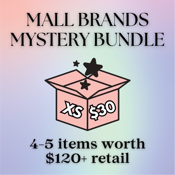 Other - WOMENS MALL BRANDS MYSTERY BUNDLE - SIZE XSMALL (4-5 pieces retailing $120+) 🛍️❓